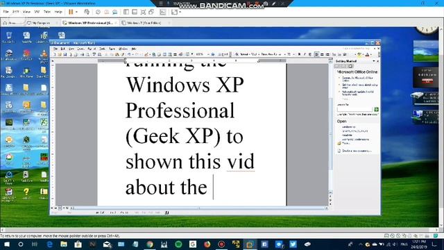 Windows XP Professional (Geek XP) on VMware Workstation смотреть онлайн