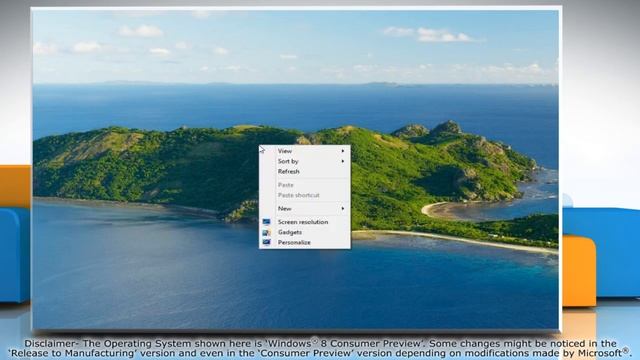 How to Hide, Show and Resize Desktop icons in Windows® 8 смотреть онлайн