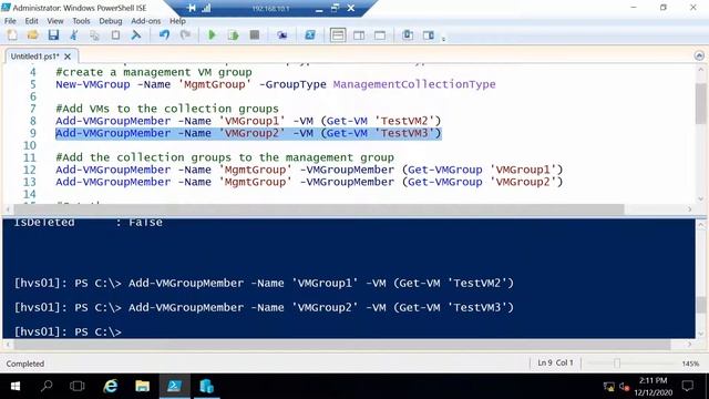 Hyper-V VM Groups on Windows Server 2016 смотреть онлайн