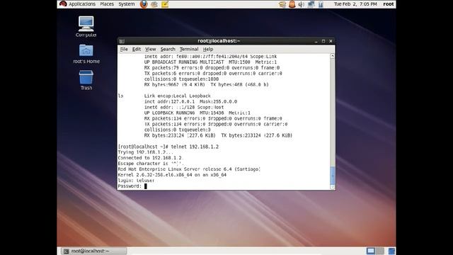 Installing and Configuring Telnet Server on Red Hat Enterprise Linux 6 смотреть онлайн