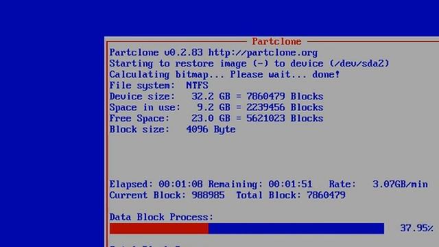PXE boot menu. Windows 7 image restoring смотреть онлайн