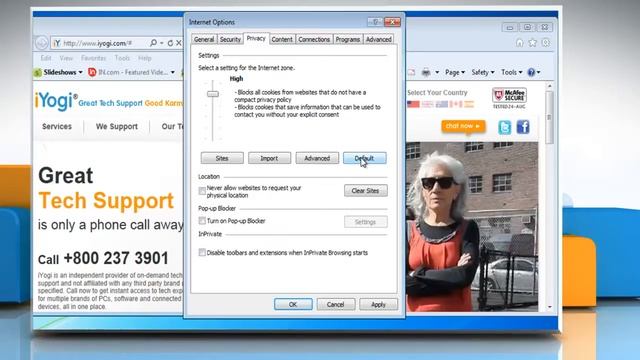 Internet Explorer® 9: How to change the privacy settings on Windows® 7? смотреть онлайн