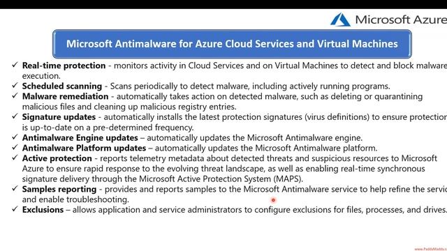 Overview Microsoft Antimalware for Azure Cloud Services and Virtual Machines смотреть онлайн