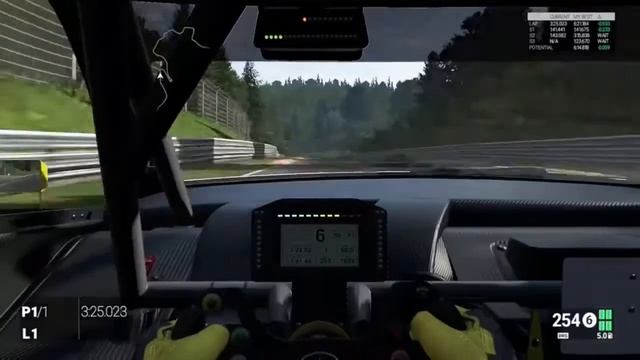 Project CARS Nurburgring Nordschleife C AMG World Record + setup смотреть онлайн