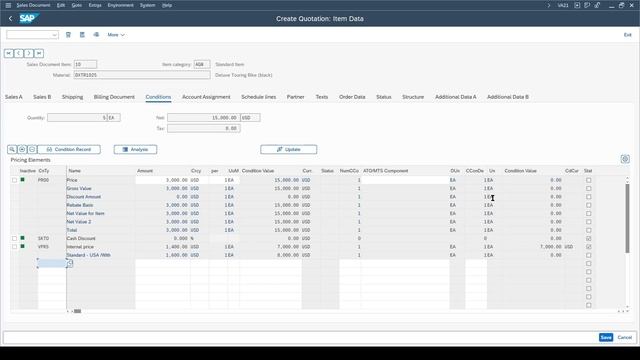 SAP Sales & Distribution | Step 02: Create Customer Quotation | Windows смотреть онлайн