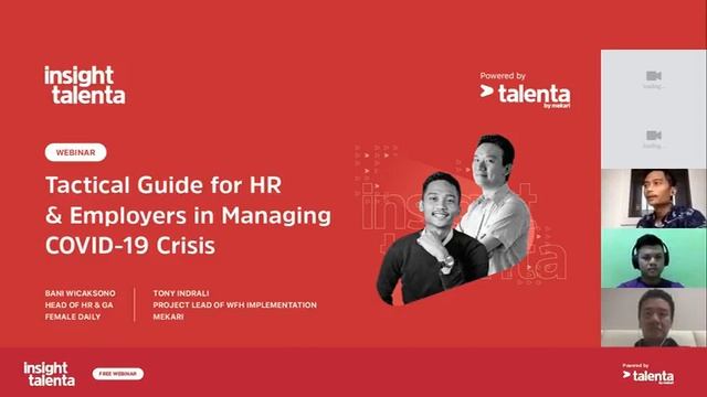 Insight Talenta - Tactical Guide for HR & Employers in Managing COVID 19 Crisis смотреть онлайн