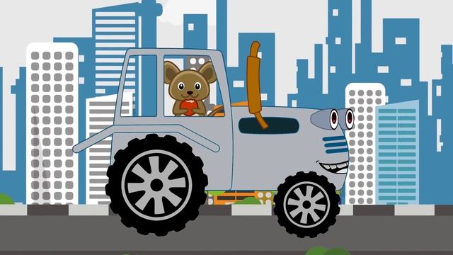 Синий трактор сборник песен про машинки и трактор смотреть онлайн