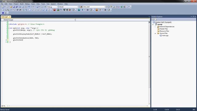 OpenGL Tutorial 1 - Opening a window / context смотреть онлайн