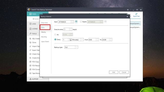 Schedule Backup [EaseUS Todo Backup Enterprise Edition] смотреть онлайн