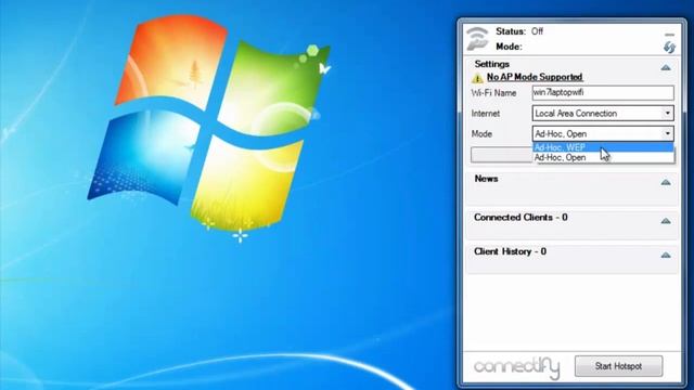 Share internet connection from windows 7 laptop смотреть онлайн