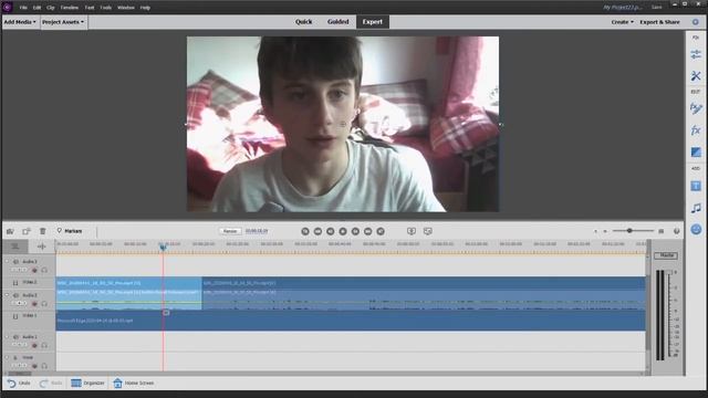How To Edit A Facecam On Adobe Premiere Elements 2020 смотреть онлайн