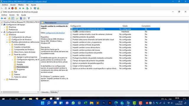 Configuración de Administración de Directiva de Grupos [Windows Server 2019] смотреть онлайн