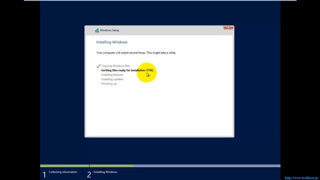 Installing Windows Server 2012 R2 Core смотреть онлайн