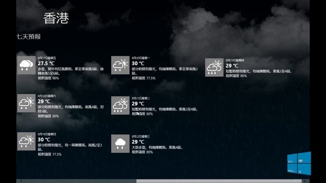 Windows 8 App評測 — Hong Kong Weather смотреть онлайн