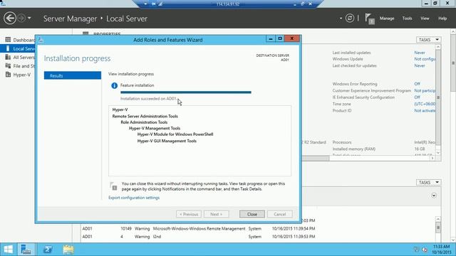 How to install hyper-v windows server2012R2 | windows server2012 install hyper-v bangla смотреть онлайн