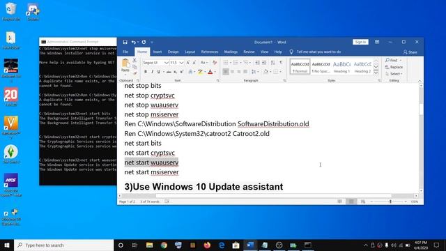 Fix Error Code 0x8e5e03fa While Updating Windows 10 to Version 2004, 1903 or 1909 смотреть онлайн