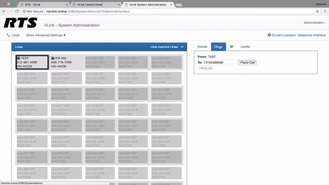 VLink SIP Server смотреть онлайн