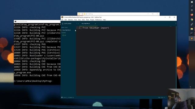 Python advanced N1."py" გაფართოების მქონე ფაილის "exe"-ში კონვერტაცია და Windows "ინსტალერის" შექმნ смотреть онлайн