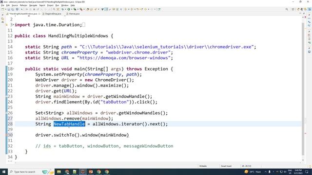 Switching Windows and Tabs | Selenium 4 смотреть онлайн