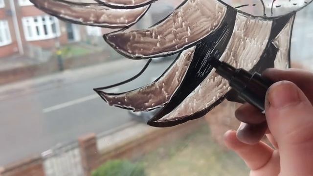 Painting on windows | Chalk Paint Pens смотреть онлайн