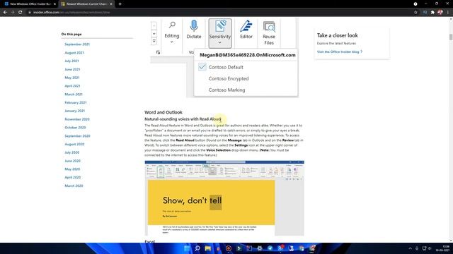New Windows Office Insider Build 14430.20088(Current Channel) adds a ton of new features смотреть онлайн