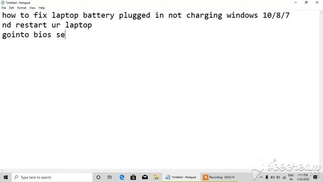 how to fix laptop battery plugged in not charging windows 10 2020 смотреть онлайн