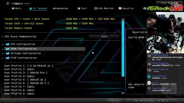 แนะนำ OC Guide ASRock Z690 Taichi