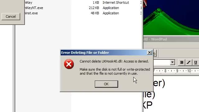 Windows XP - Delete a folder when the file is in use смотреть онлайн