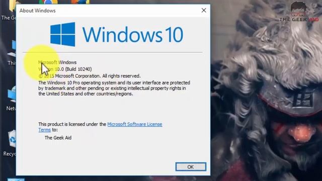 طريقة معرفة رقم نسخة الويندوز Windows build number смотреть онлайн