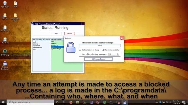 Securing Your Computer Using K22 Process Blocker смотреть онлайн