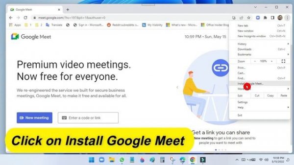 Google Meet | Google Meet App for PC | How To Download Google Meet on Windows 10, 11 | Meet for PC