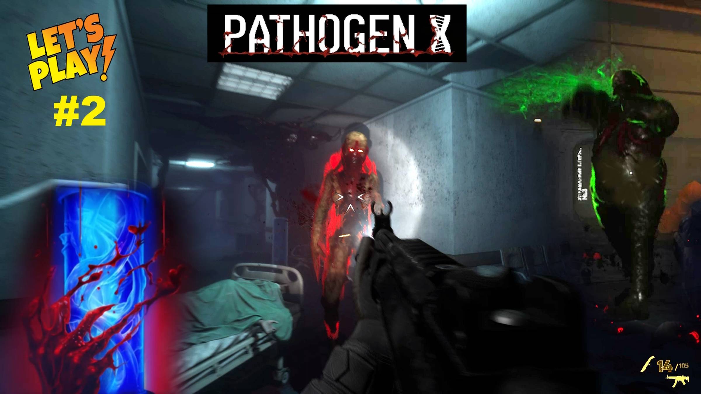 PATHOGEN X ✅ Прохождение #2 / Бои с Боссами / Поглощатель разума & Желчный выродок ✅ ПК Хоррор 2024 смотреть онлайн