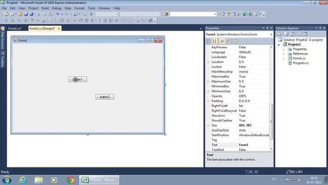 013 Modo de design em Windows Forms смотреть онлайн