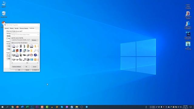 How to Change Folder Icon in Windows 10 смотреть онлайн