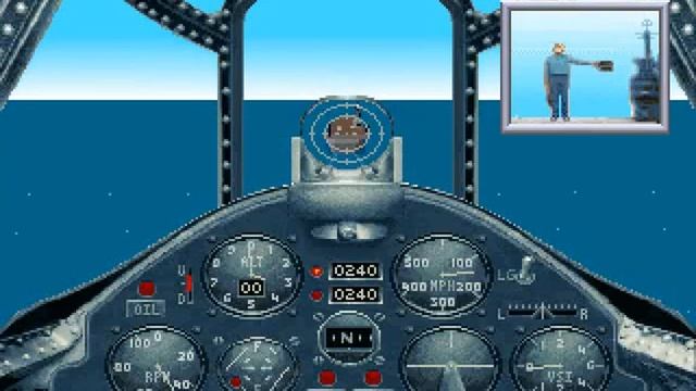 "Aces Of The Pacifiс" an old DOS-game смотреть онлайн