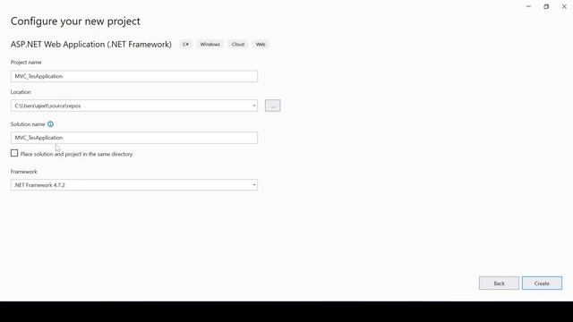 Create Your First ASP.NET MVC Application in Visual Studio 2022 | ASP.NET MVC Tutorial in Hindi смотреть онлайн