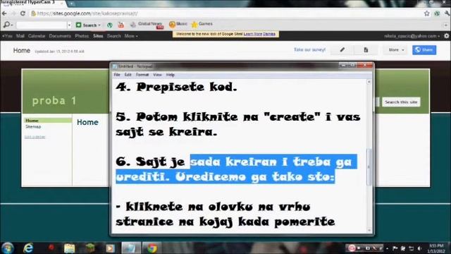 kako napraviti sajt.wmv смотреть онлайн