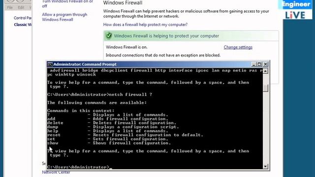 Disable Windows Firewall via Command in Windows OS смотреть онлайн