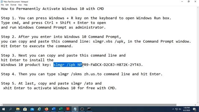 How to activate Windows 10 Pro in laptop for free | How to active Windows in laptop смотреть онлайн