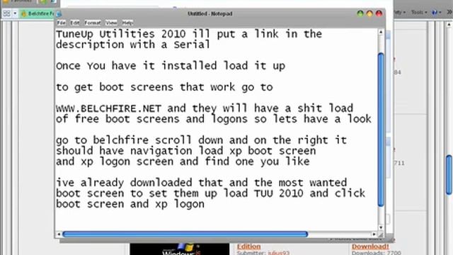 How to change windows xp boot screen and login.mov смотреть онлайн