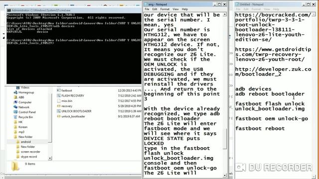 Unlocking bootloader and install twrp on Z6 Lite tutorial смотреть онлайн