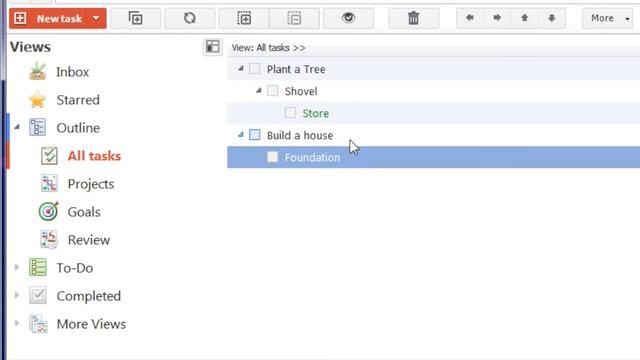 Task Outline vs. Active Actions. MyLifeOrganized tutorial for Windows. смотреть онлайн