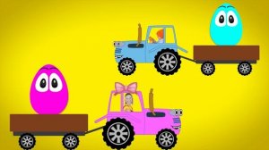 Синий трактор - песенки про разные машинки и другие песенки.