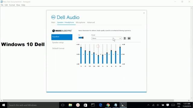 Windows 10 Dell Sound Equalizer смотреть онлайн