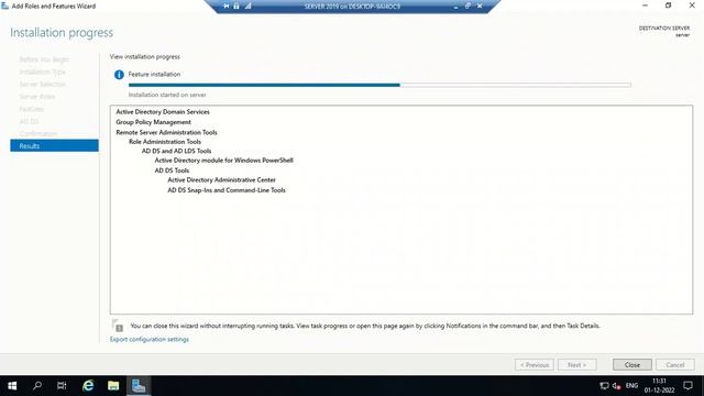 How to install Active Directory Domain Services on Windows Server 2019.| Windows Server 2019. смотреть онлайн
