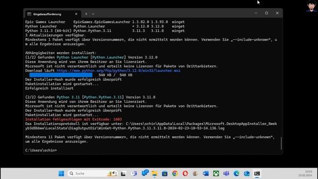 Tutorial: Windows 10/11 mit einem Befehl die Software aktuell halten (winget) смотреть онлайн