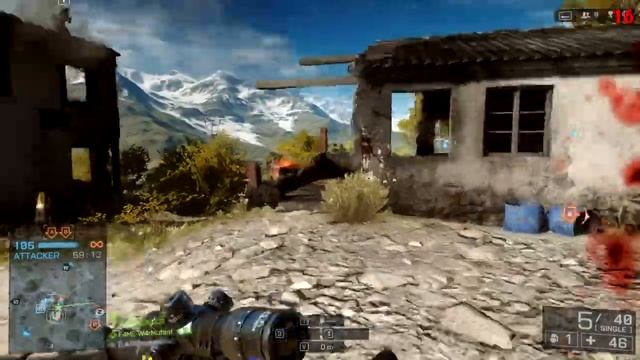 Battlefield 4-Low FPS sadness|Gameplay on HD7750 смотреть онлайн