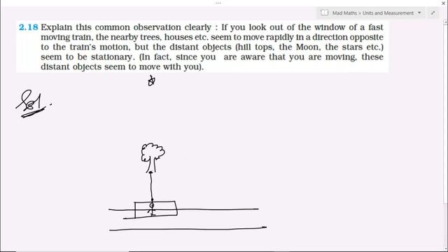 Explain this common observation clearly : If you look out of the window of a fast moving train.. смотреть онлайн