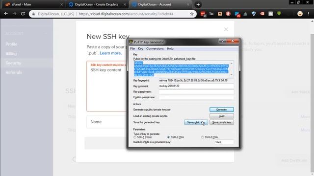 How to Create SSH Public Key | Digital Ocean | Windows Putty Gen смотреть онлайн